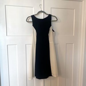 BB Dakota Black and White Open Back Sleeveless Dress - Size 6